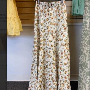 Peach Nectar Circular Skirt